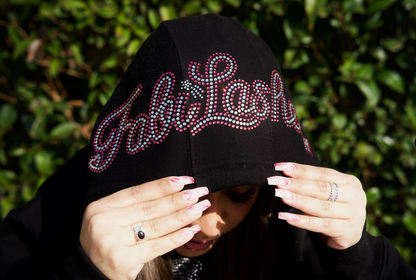 Rhinestones Hoodies
